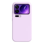 For Xiaomi 17 Pro Case Ultra Thin Liquid Silicone + PC Phone Cover with Camera Touch Control Button