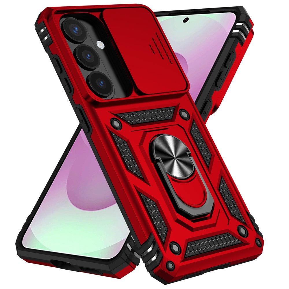 Samsung Galaxy S26-skal PC + TPU-mobilskal med linsskyddande stöd