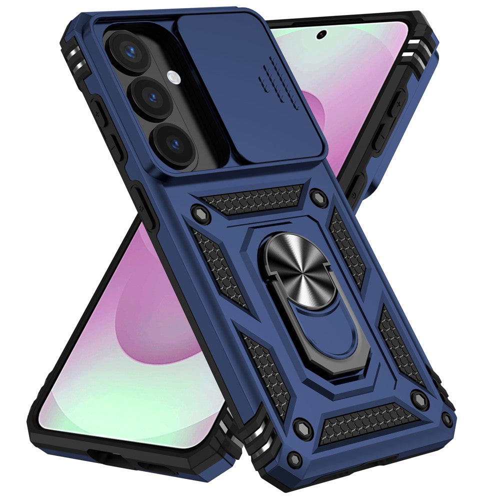 Samsung Galaxy S26-skal PC + TPU-mobilskal med linsskyddande stöd