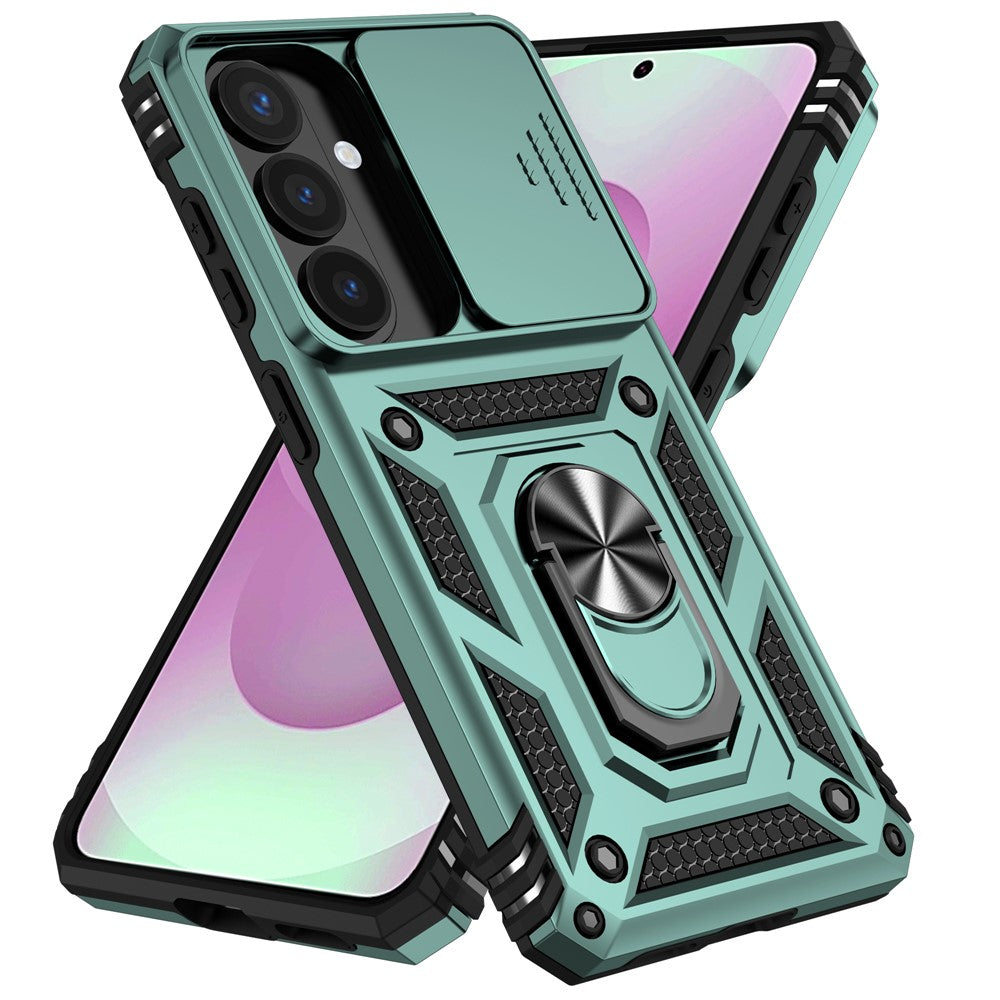 Samsung Galaxy S26-skal PC + TPU-mobilskal med linsskyddande stöd