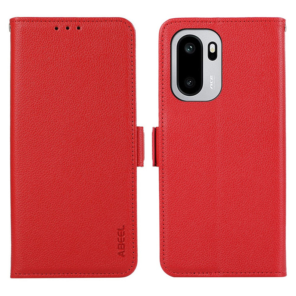 ABEEL För OnePlus 15R 5G / Ace 6T 5G / Ace 6 5G Skal Litchi Texture Läder RFID Blockerande mobilskal