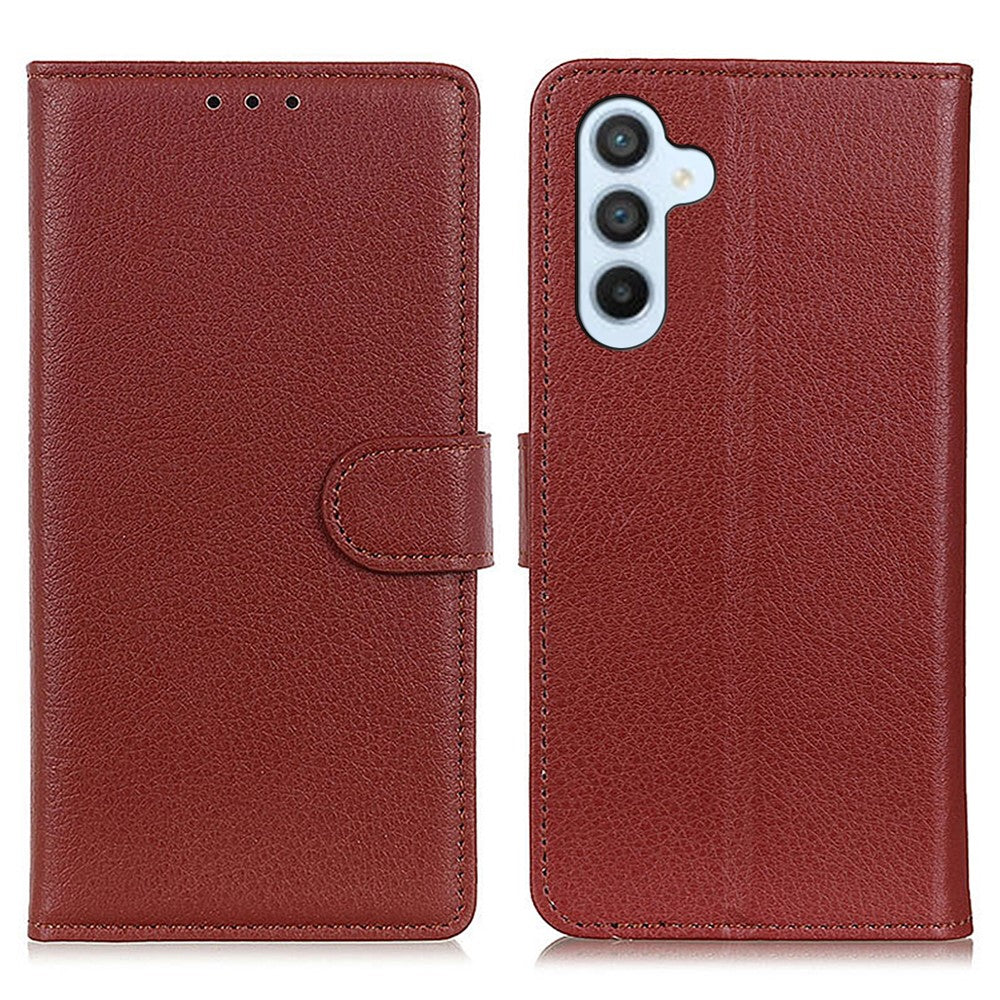 For Samsung Galaxy A57 5G Wallet Case PU Leather Phone Cover Litchi Texture