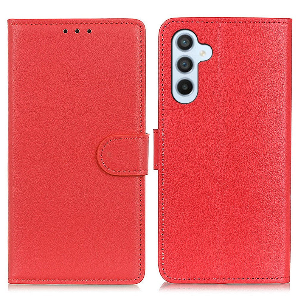 For Samsung Galaxy A57 5G Wallet Case PU Leather Phone Cover Litchi Texture