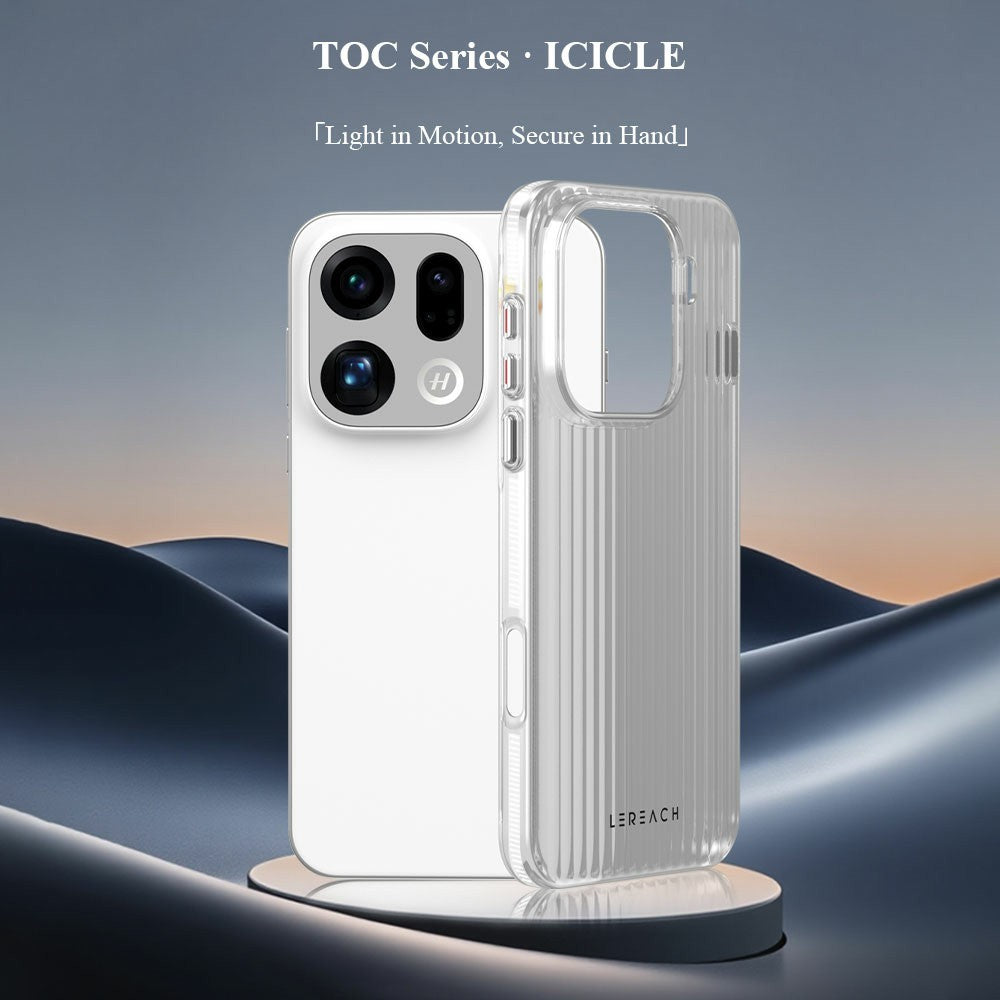LEREACH TOC Series for Oppo Find X9 Pro 5G Case Flowing Grid PC Phone Cover