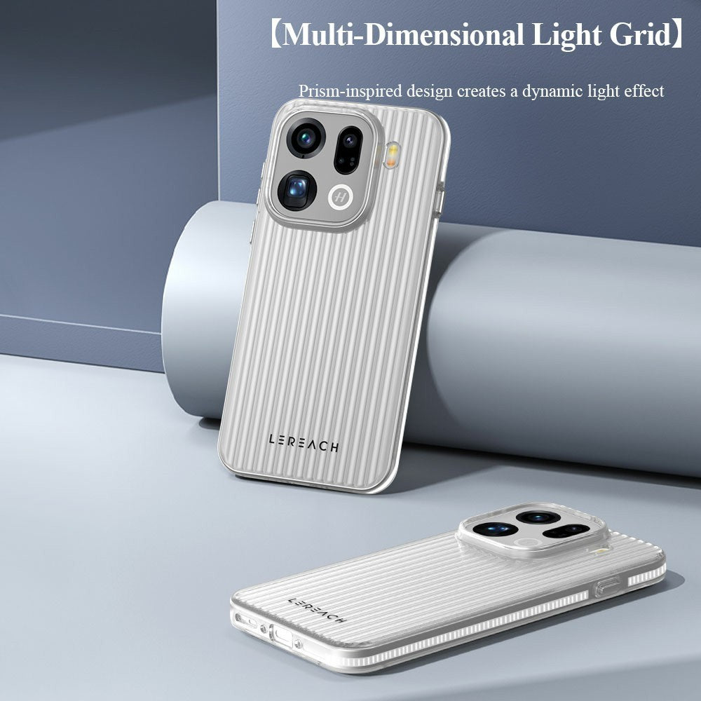 LEREACH TOC Series for Oppo Find X9 Pro 5G Case Flowing Grid PC Phone Cover