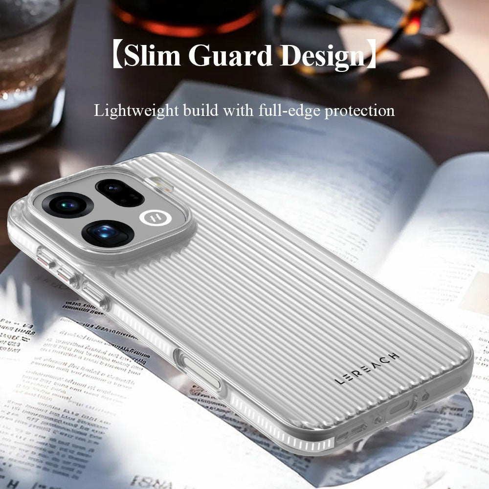 LEREACH TOC Series for Oppo Find X9 Pro 5G Case Flowing Grid PC Phone Cover