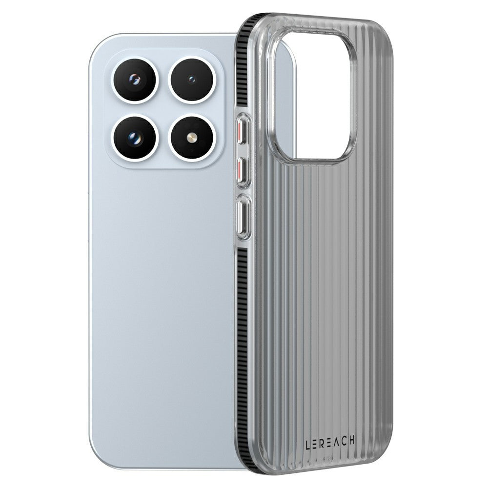 LEREACH TOC Series for Xiaomi 17 Case Flowing Grid PC Phone Cover