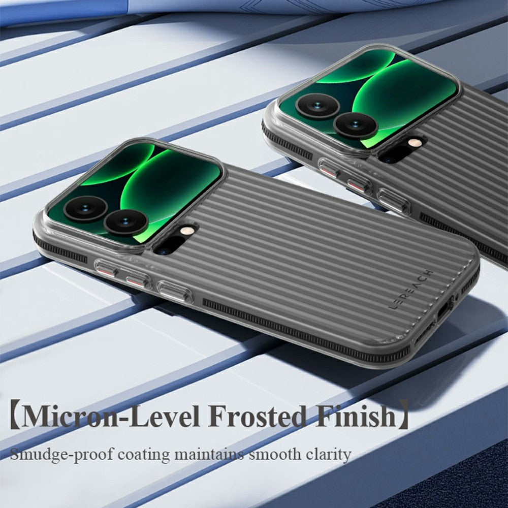 LEREACH TOC Series for Xiaomi 17 Case Flowing Grid PC Phone Cover
