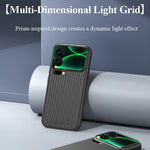 LEREACH TOC Series for Xiaomi 17 Case Flowing Grid PC Phone Cover