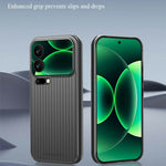 LEREACH TOC Series for Xiaomi 17 Case Flowing Grid PC Phone Cover
