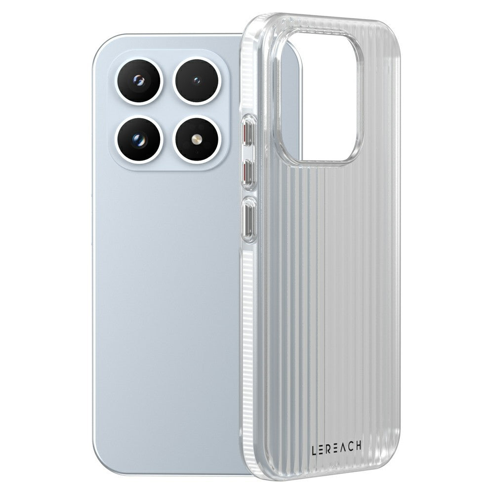 LEREACH TOC Series for Xiaomi 17 Case Flowing Grid PC Phone Cover