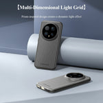 LEREACH TOC Series for Honor Magic8 Pro 5G Case Flowing Grid PC Phone Cover