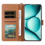 For Xiaomi Redmi Note 15 Pro 4G (Global) Leather Case Stand Wallet Phone Cover with Shoulder / Wrist Strap