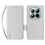 For Xiaomi Redmi Note 15 Pro 4G (Global) Case Litchi Texture Wallet Leather Phone Cover with Wrist Strap