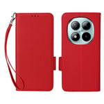 For Xiaomi Redmi Note 15 Pro 4G (Global) Case Litchi Texture Wallet Leather Phone Cover with Wrist Strap
