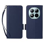 For Xiaomi Redmi Note 15 Pro 4G (Global) Case Litchi Texture Wallet Leather Phone Cover with Wrist Strap