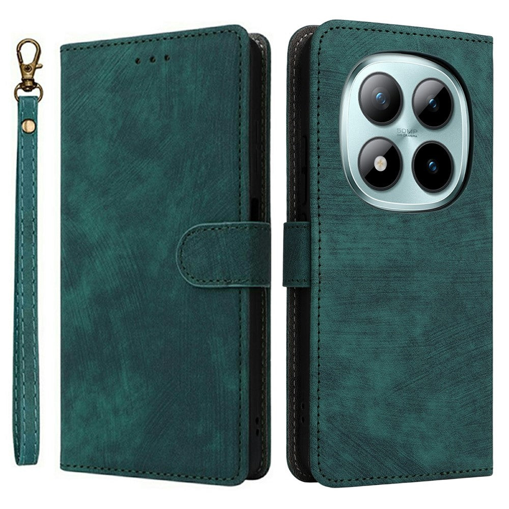 For Xiaomi Redmi Note 15 Pro 4G (Global) Case Wallet RFID Blocking PU Leather Phone Cover Stand with Strap