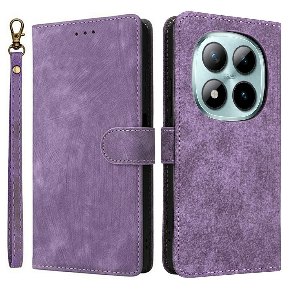 For Xiaomi Redmi Note 15 Pro 4G (Global) Case Wallet RFID Blocking PU Leather Phone Cover Stand with Strap