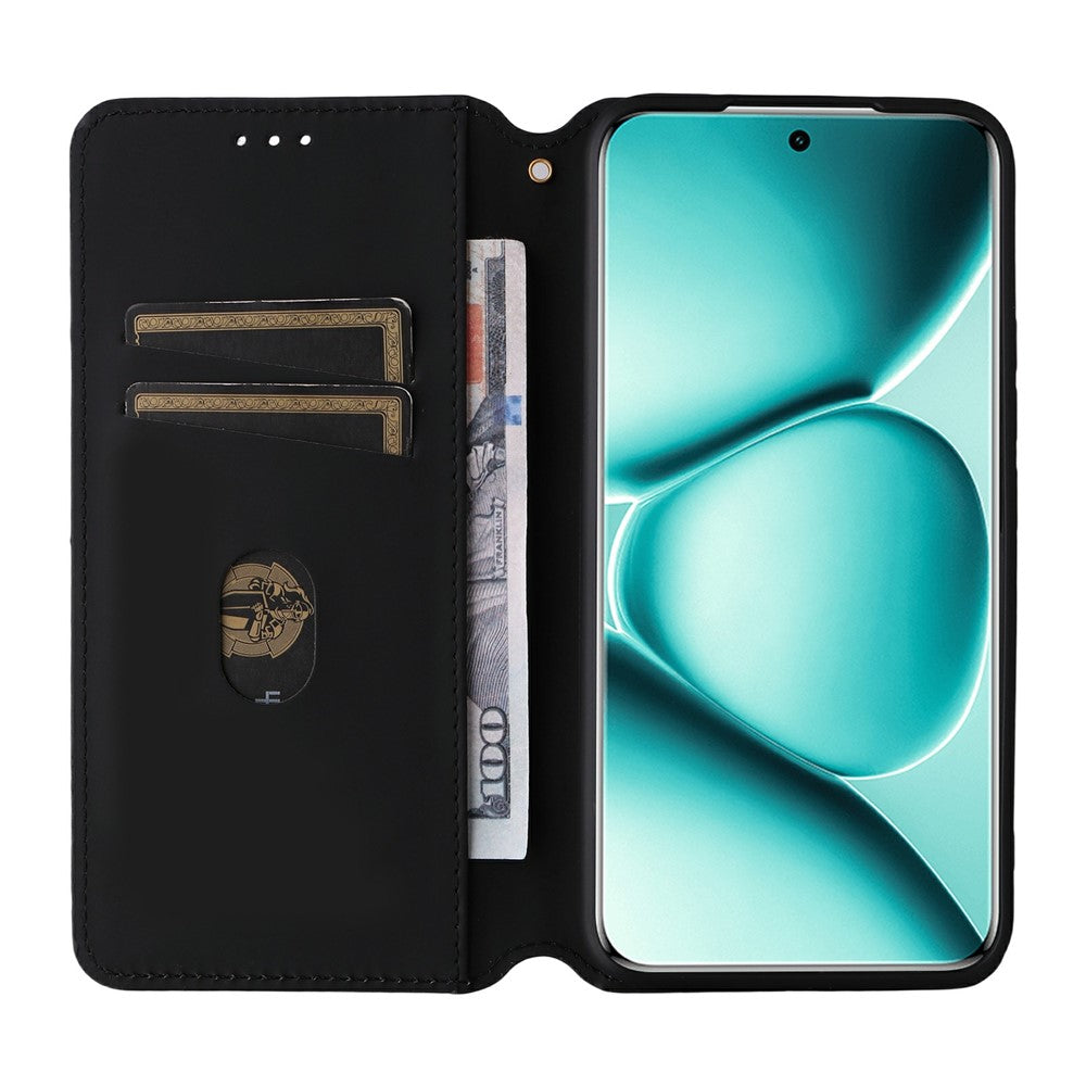 For Xiaomi Redmi Note 15 Pro 4G (Global) Case Wallet Rhombus Imprinted PU Leather Phone Cover