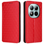 For Xiaomi Redmi Note 15 Pro 4G (Global) Case Wallet Rhombus Imprinted PU Leather Phone Cover