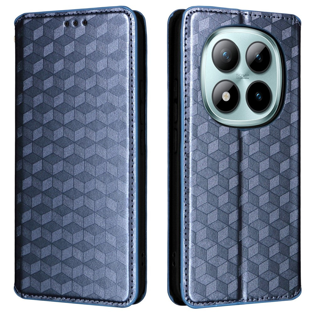 Xiaomi Redmi Note 15 Pro 4G (Global) Plånboksfodral med rombpräglad PU-läder