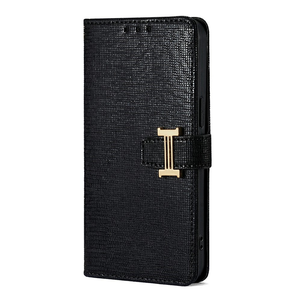 For Honor Magic8 5G Case Metal I-Buckle PU Leather Wallet Phone Cover