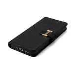 For Honor Magic8 5G Case Metal I-Buckle PU Leather Wallet Phone Cover