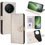 For Honor Magic8 5G Case Metal I-Buckle PU Leather Wallet Phone Cover
