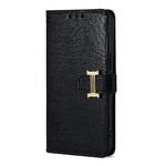 For Honor Magic8 Pro 5G Case Metal I-Buckle PU Leather Wallet Phone Cover
