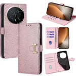 For Honor Magic8 Pro 5G Case Metal I-Buckle PU Leather Wallet Phone Cover