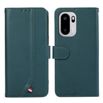 OnePlus 15R 5G / Ace 6T 5G / Ace 6 5G-skal, RFID-blockerande läderfodral med fällbart lock