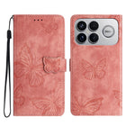 For Xiaomi Redmi K90 5G Case Butterfly Design Flip Wallet Leather Phone Cover Skin-Touch