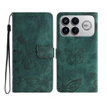For Xiaomi Redmi K90 5G Case Butterfly Design Flip Wallet Leather Phone Cover Skin-Touch