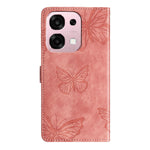 For Oppo A6 Pro 4G / Oppo F31 5G / Oppo A6 Pro 5G Case Butterfly Design Flip Wallet Leather Phone Cover Skin-Touch