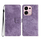 For Oppo A6 Pro 4G / Oppo F31 5G / Oppo A6 Pro 5G Case Butterfly Design Flip Wallet Leather Phone Cover Skin-Touch
