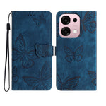 For Oppo A6 Pro 4G / Oppo F31 5G / Oppo A6 Pro 5G Case Butterfly Design Flip Wallet Leather Phone Cover Skin-Touch