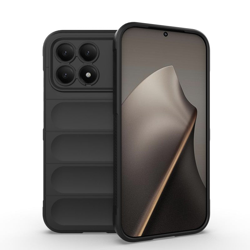 WANLONFENG HD-serien til Xiaomi Poco F8 Pro 5G / Xiaomi Redmi K90 5G, skridsikkert TPU-cover med hærdet glas