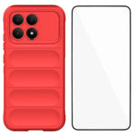 WANLONFENG HD-serien til Xiaomi Poco F8 Pro 5G / Xiaomi Redmi K90 5G, skridsikkert TPU-cover med hærdet glas