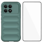 WANLONFENG HD-serien til Xiaomi Poco F8 Pro 5G / Xiaomi Redmi K90 5G, skridsikkert TPU-cover med hærdet glas