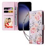 For Samsung Galaxy S26 Case RFID Blocking Flower Leather Phone Cover