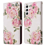 For Samsung Galaxy S26 Case RFID Blocking Flower Leather Phone Cover