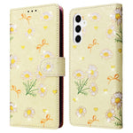 For Samsung Galaxy S26 Case RFID Blocking Flower Leather Phone Cover