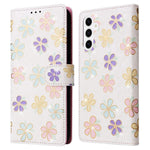 For Samsung Galaxy S26 Case RFID Blocking Flower Leather Phone Cover