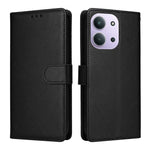 Plånboksfodral med stativ till Xiaomi Redmi 15C 4G (Global) (171mm) / Redmi 15C 5G (Global) (171mm) / Poco C85 4G (171mm) / Redmi 15R 5G, PU-läderfodral med handledsrem