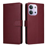 Plånboksfodral med stativ till Xiaomi Redmi 15C 4G (Global) (171mm) / Redmi 15C 5G (Global) (171mm) / Poco C85 4G (171mm) / Redmi 15R 5G, PU-läderfodral med handledsrem