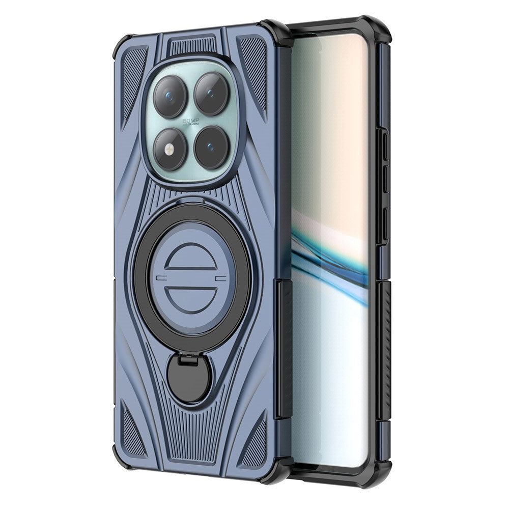 For Xiaomi Poco M8 5G / Redmi Note 15 5G (Global) Magnetic Case Rotating Kickstand TPU PC Shockproof Phone Back Cover