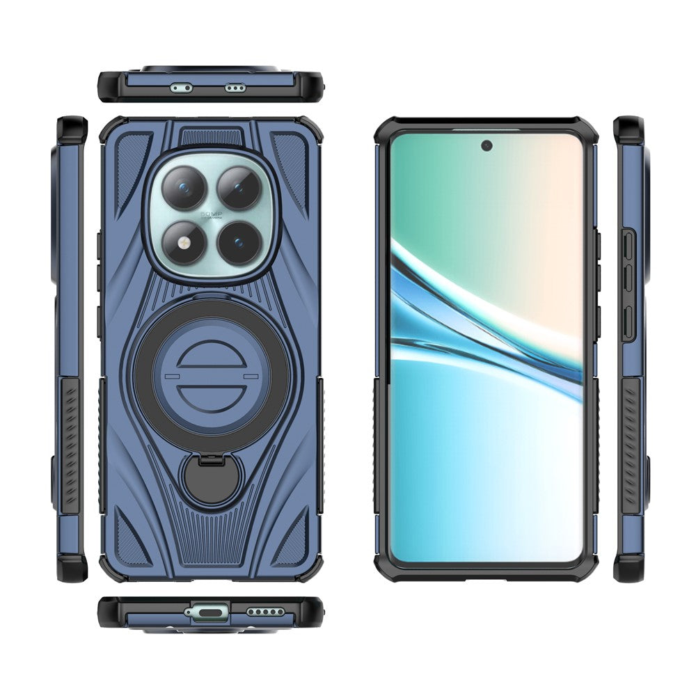 For Xiaomi Poco M8 5G / Redmi Note 15 5G (Global) Magnetic Case Rotating Kickstand TPU PC Shockproof Phone Back Cover