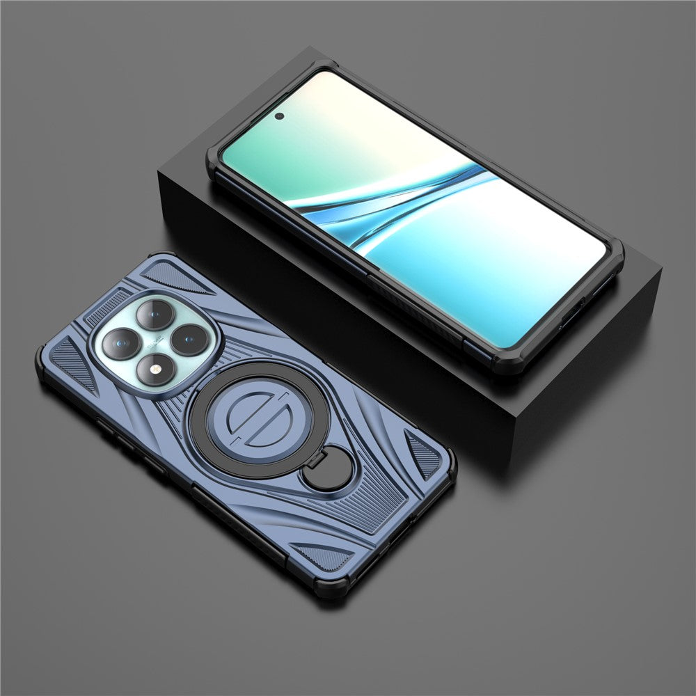For Xiaomi Poco M8 5G / Redmi Note 15 5G (Global) Magnetic Case Rotating Kickstand TPU PC Shockproof Phone Back Cover