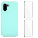 WANLONFENG etui til OnePlus 15R 5G / Ace 6T 5G / Ace 6 5G i ZB1-serien med præcise udskæringer, lige kanter, TPU-mobilcover og 2 hærdede glasbeskyttelsesfilm