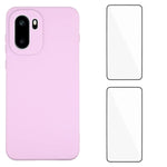 WANLONFENG etui til OnePlus 15R 5G / Ace 6T 5G / Ace 6 5G i ZB1-serien med præcise udskæringer, lige kanter, TPU-mobilcover og 2 hærdede glasbeskyttelsesfilm